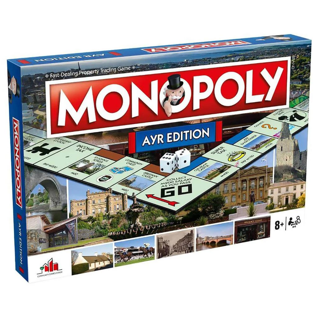 商品Hasbro|Monopoly Board Game - Ayr Edition,价格¥294,第1张图片