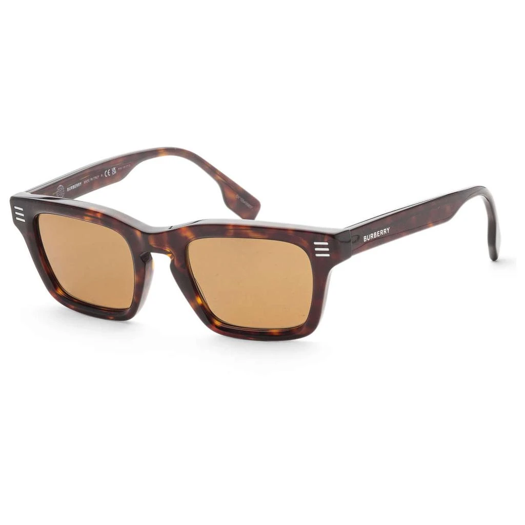 商品Burberry|Burberry Men's Brown Rectangular Sunglasses,价格¥941,第1张图片