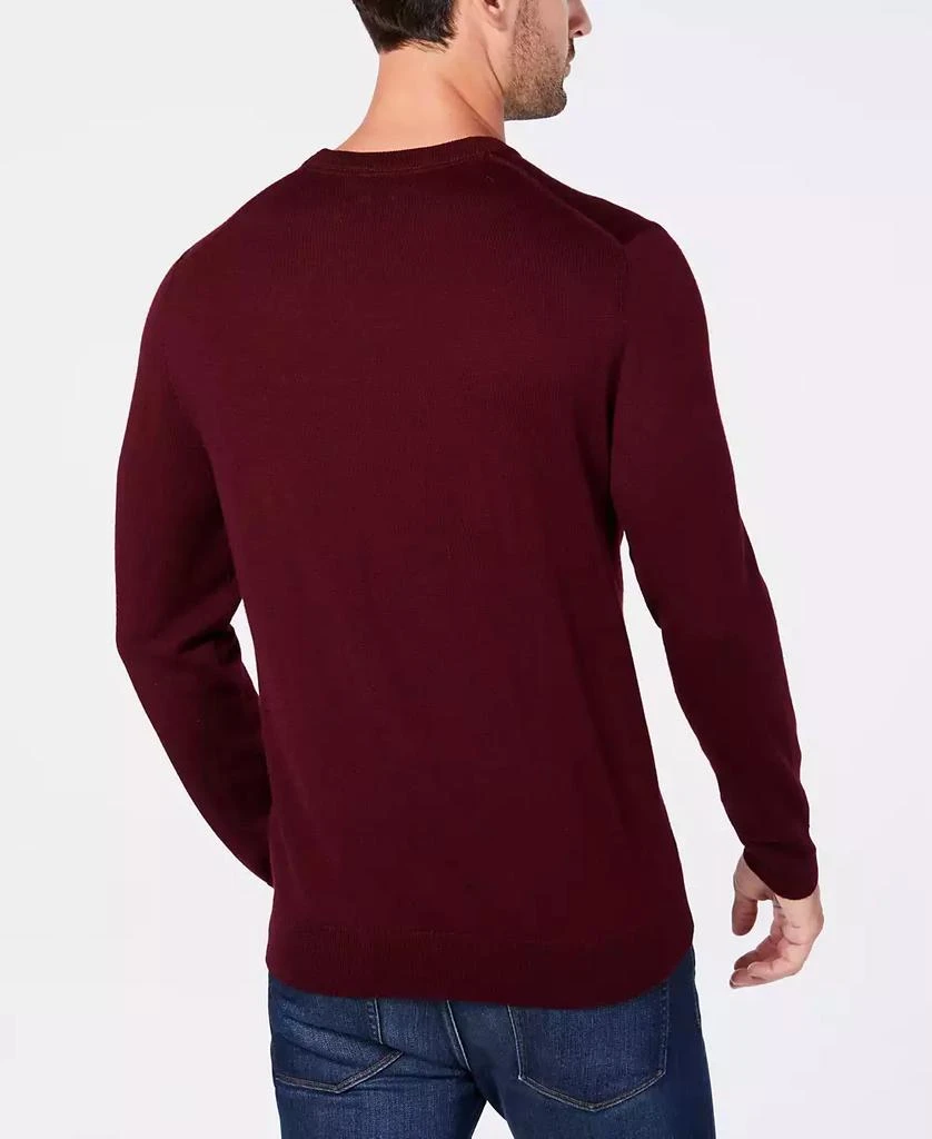商品Club Room|Men's Solid Crew Neck Merino Wool Blend Sweater, Created for Macy's,价格¥309,第2张图片详细描述