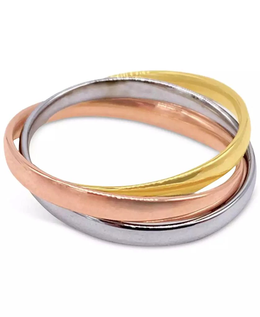 商品ADORNIA|Tri-Tone Water-Resistant Interlocking Rings,价格¥183,第1张图片