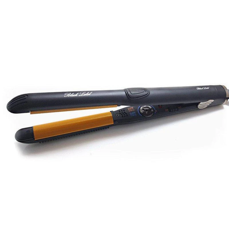 商品ISO Beauty|Black Label Professional Round 1" Infrared & Nano Tech Solid Ceramic Flat Iron,价格¥685,第1张图片