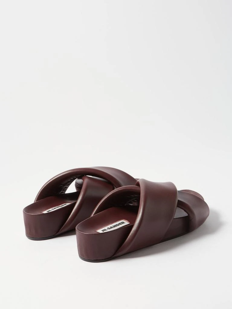 商品Jil Sander|Padded leather platform slides,价格¥3192,第4张图片详细描述