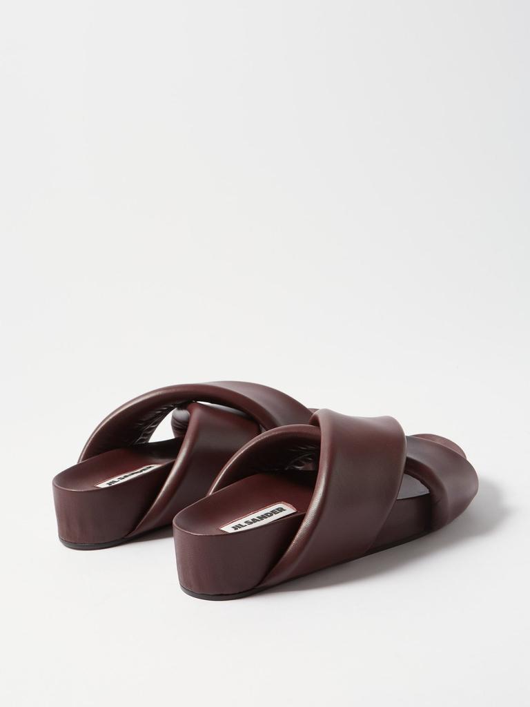商品Jil Sander|Padded leather platform slides,价格¥4175,第6张图片详细描述
