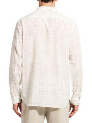 Noll Grid Patterned Long-Sleeve Shirt商品第2张图片规格展示