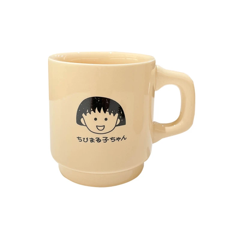 可爱日系卡通陶瓷水杯ins高颜值下午茶马克杯情侣咖啡杯 商品