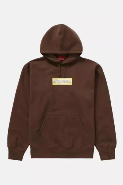 商品Supreme|Supreme Bling Box Logo Hooded Sweatshirt,价格¥1901,第1张图片