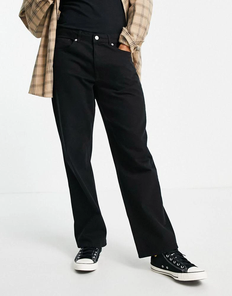 商品Topman|Topman baggy jeans in black,价格¥206,第1张图片
