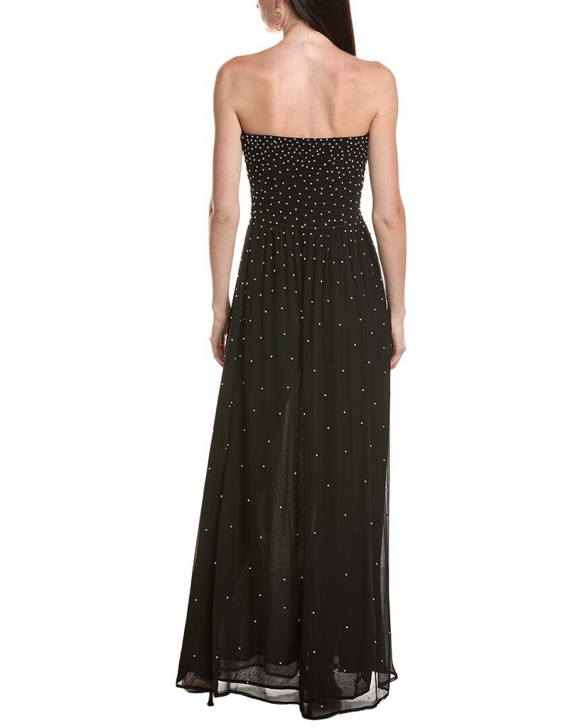 reiss eloise drape neck short occasion dress Reiss Eloise Drape-Neck Sleeveless Satin Mini Dress in Green