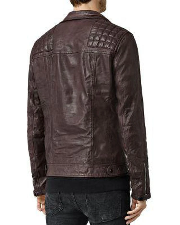 商品ALL SAINTS|Conroy Leather Biker 夹克,价格¥4131,第2张图片详细描述