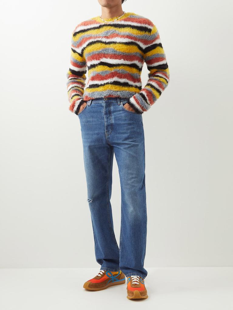 商品Loewe|Distressed straight-leg jeans,价格¥3926,第4张图片详细描述