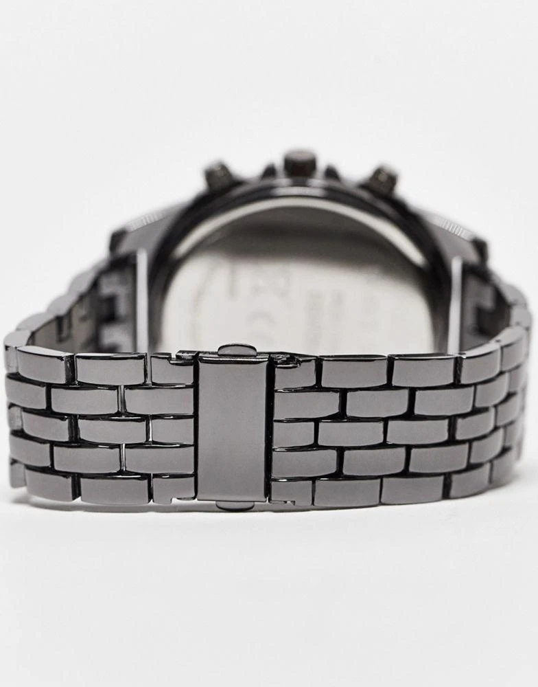 商品Brave Soul|Brave Soul chunky bracelet watch in silver,价格¥195,第2张图片详细描述