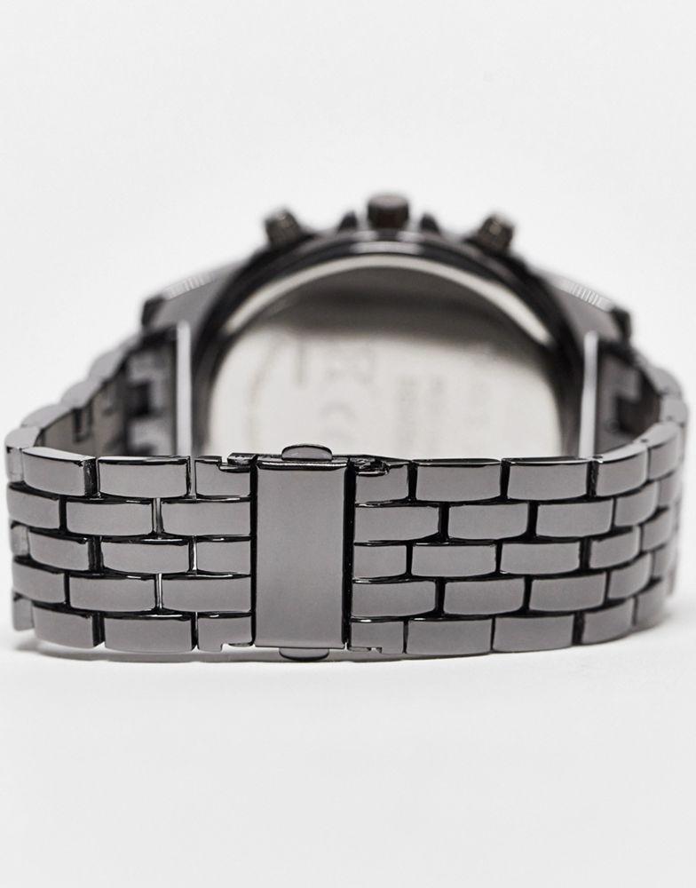 商品Brave Soul|Brave Soul chunky bracelet watch in silver,价格¥131,第4张图片详细描述