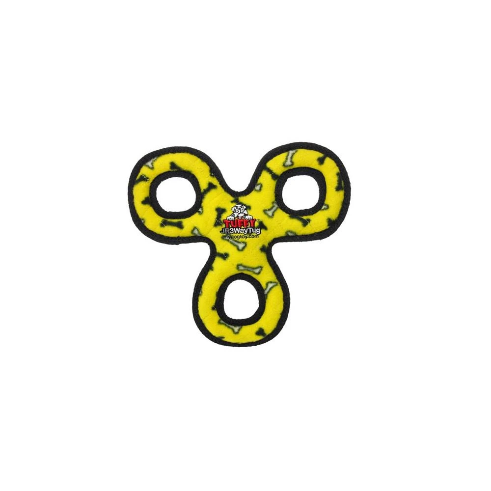 商品Tuffy|Jr 3WayTug Yellow Bone, Dog Toy,价格¥130,第1张图片
