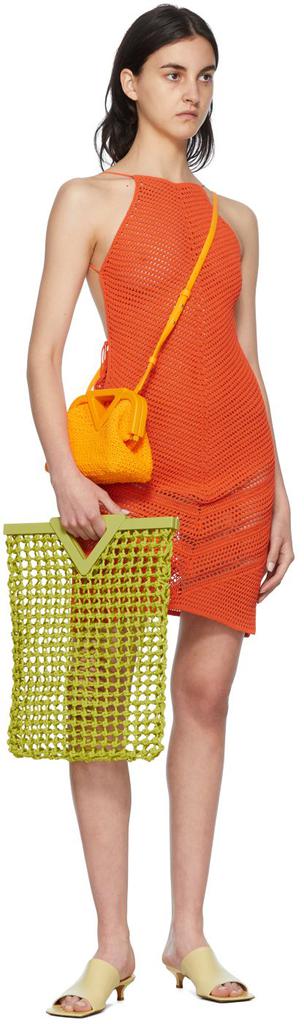 橙色棉质连衣裙商品第4张图片规格展示