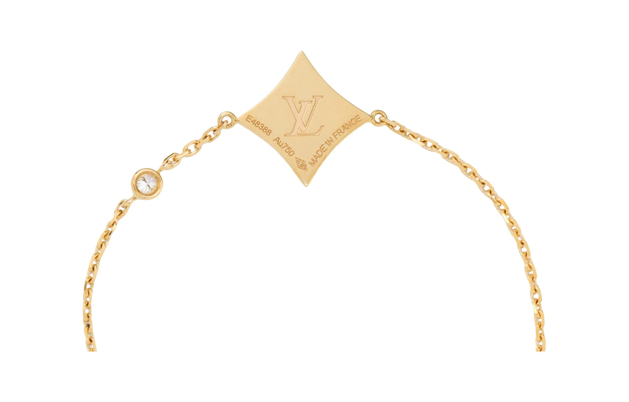 商品[国内直发] Louis Vuitton|粉色珍珠母贝与钻石镶嵌 18K玫瑰金 手链 女款,价格¥12320,第6张图片详细描述