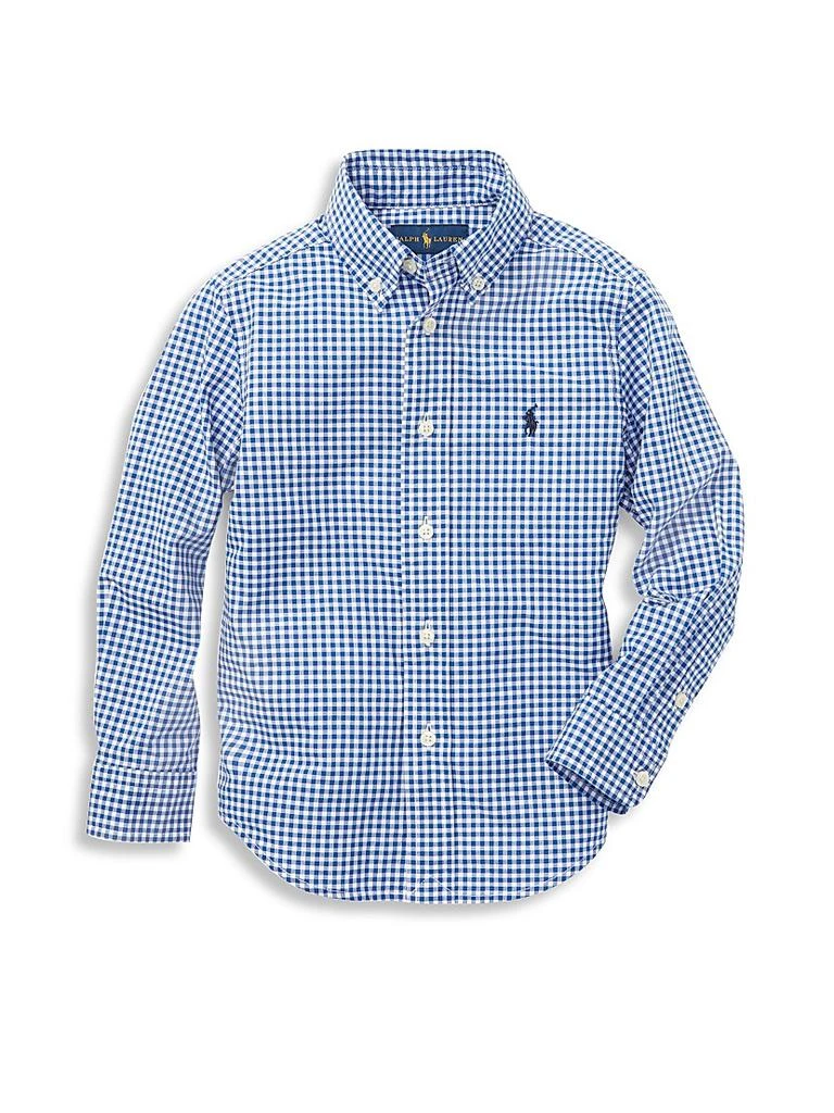 商品Ralph Lauren|Little Boy's & Boy's Gingham Check Shirt,价格¥306,第1张图片