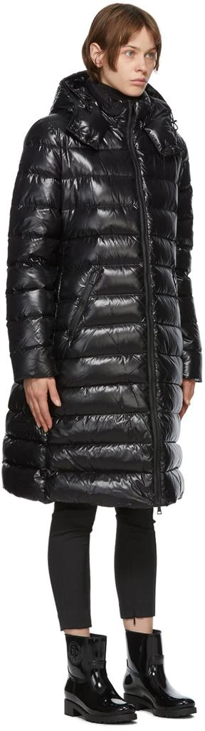 商品Moncler|Black Down Moka Coat,价格¥17521,第2张图片详细描述