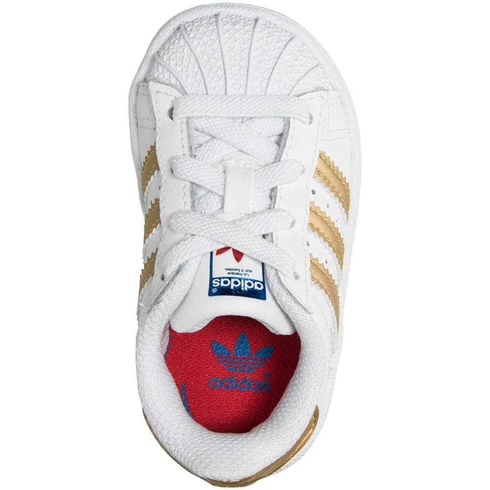 女幼童Toddler Girls' Superstar Casual Sneakers from Finish Line 商品