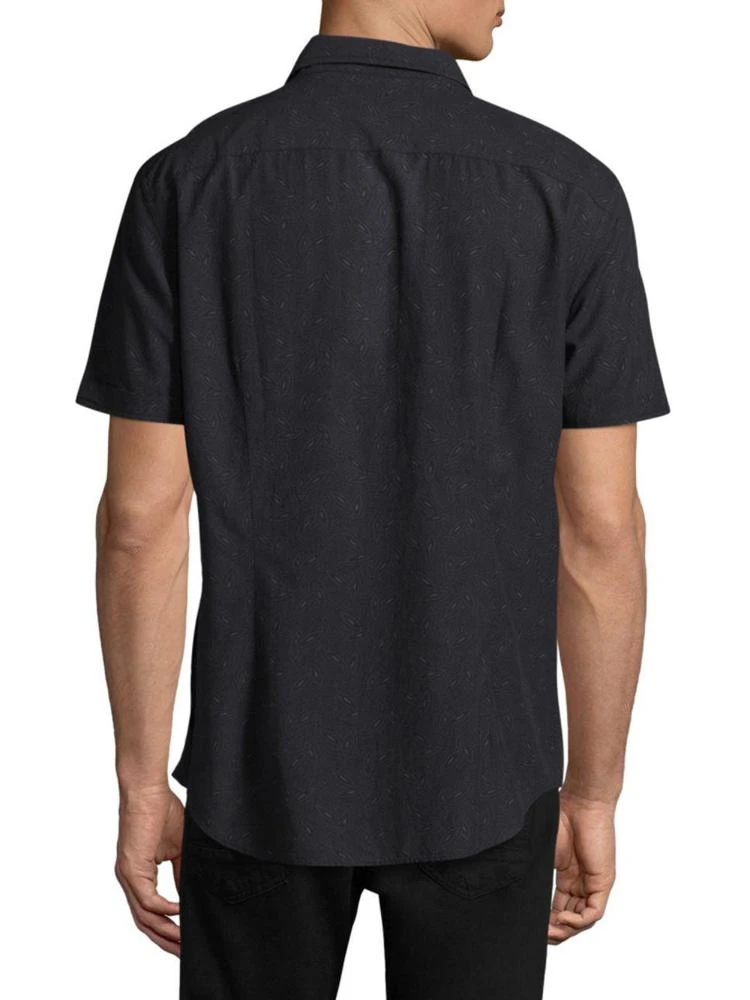 商品John Varvatos|Short Sleeve Cotton 衬衫,价格¥385,第2张图片详细描述