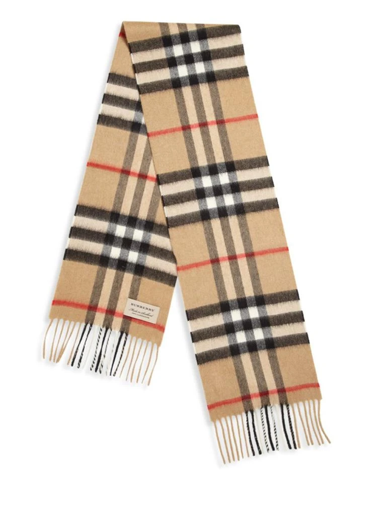 商品Burberry|Explode Check Cashmere Scarf,价格¥2078,第1张图片