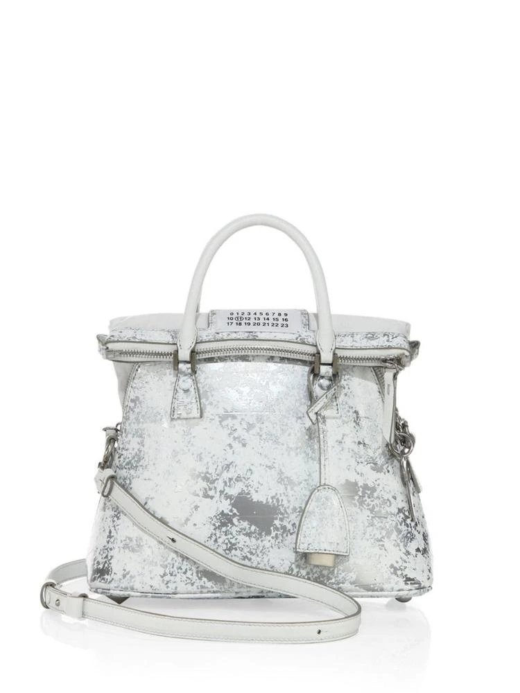 商品MAISON MARGIELA|Mini Painted Metallic Leather Tote,价格¥7349,第1张图片