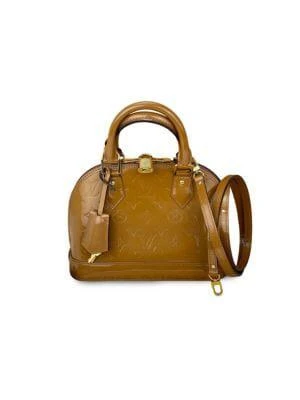 商品[二手商品] Louis Vuitton|Louis Vuitton Monogram Vernis Alma Bb Rose Velours M91585 Hand Shoulder Bag Pre Owned,价格¥13256,第1张图片