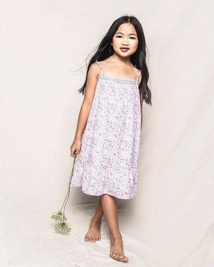 商品Petite Plume|Girls' Dorset Floral Lily Nightgown - Baby, Little Kid, Big Kid,价格¥357,第2张图片详细描述