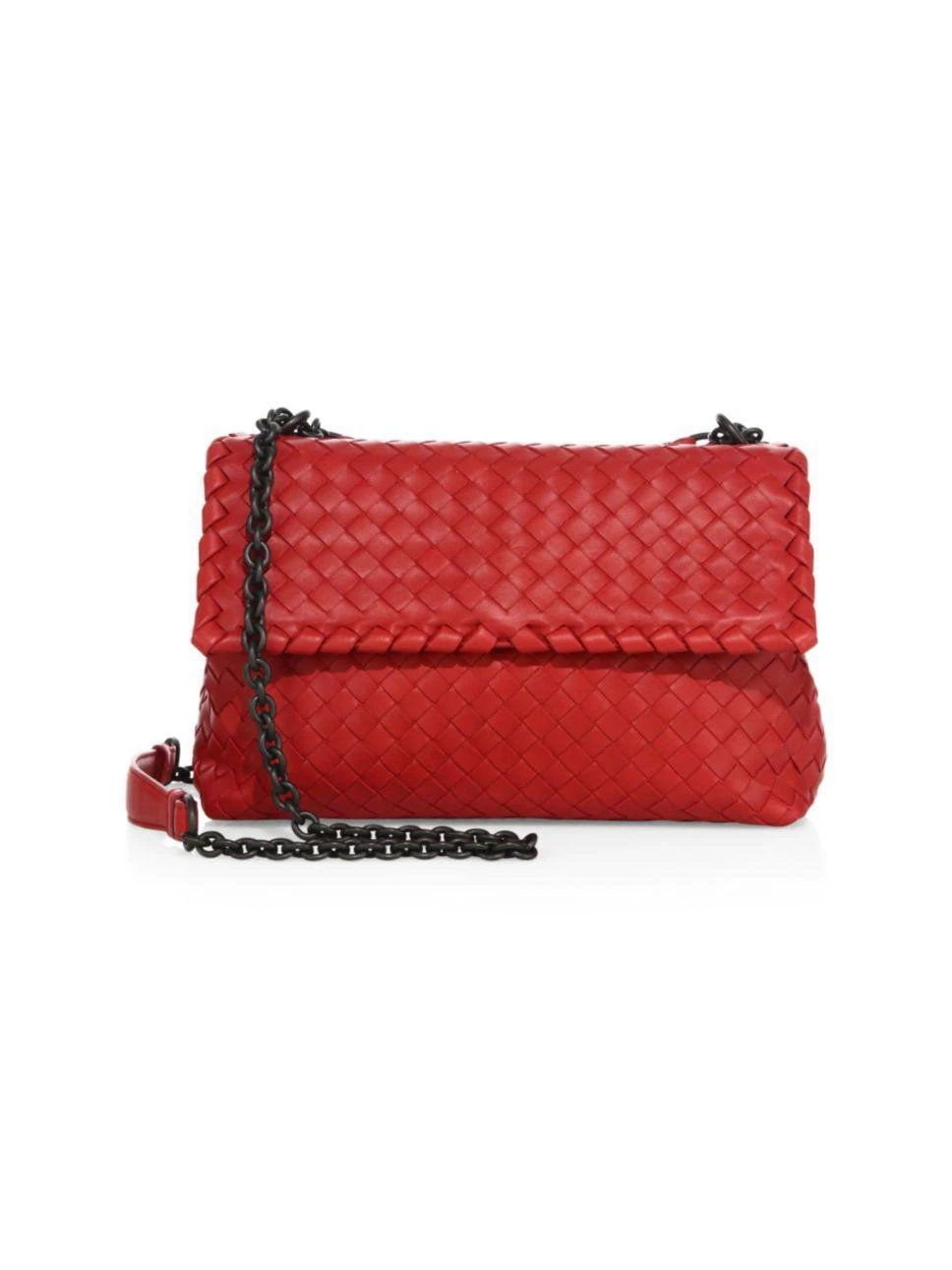 商品Bottega Veneta|Olimpia Small Intrecciato Leather Shoulder Bag,价格¥15212,第1张图片