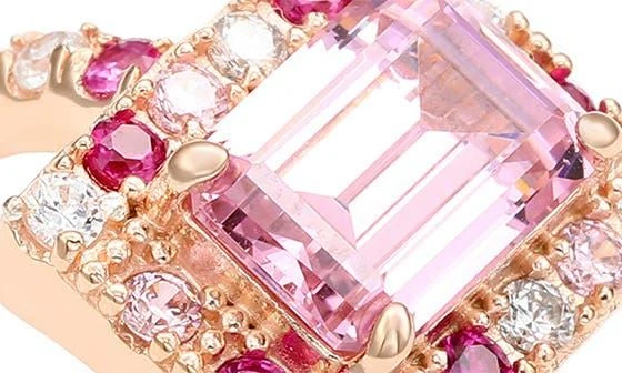 Mixed Pink Cubic Zirconia Ring 商品