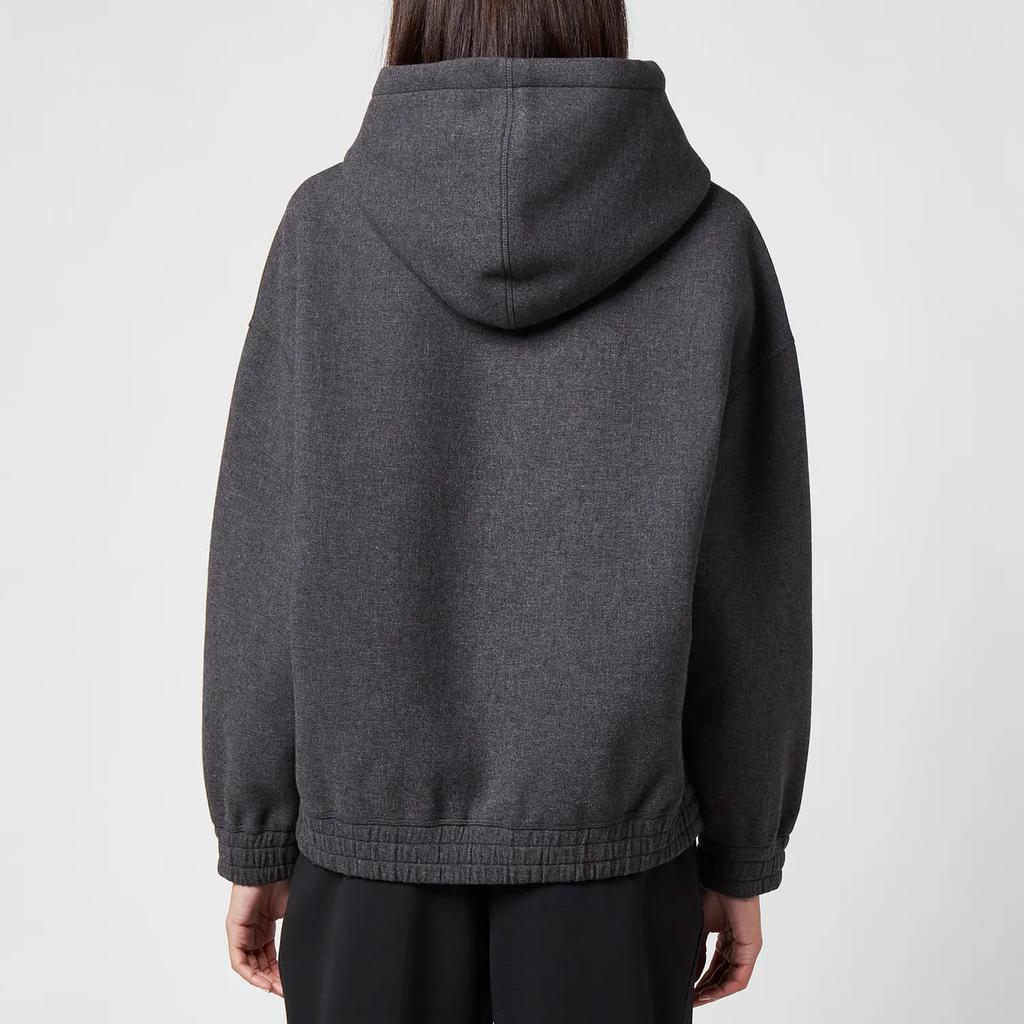 AMI Women's Paris Embroidered Wool Hoodie商品第2张图片规格展示