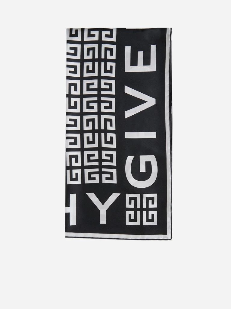 商品Givenchy|4G logo silk scarf,价格¥1621,第1张图片