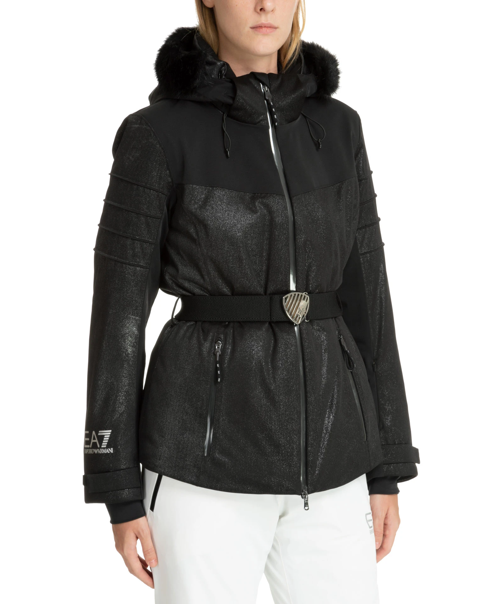 商品【商品预售7天】 Emporio Armani|Emporio Armani 女士滑雪服 6RTG15TNDCZ0993 黑色,价格¥4836,第1张图片
