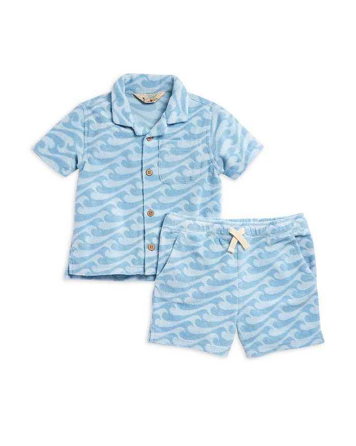 商品Faherty|Boys' Towel Terry Polo Shirt - Little Kid, Big Kid,价格¥509,第3张图片详细描述