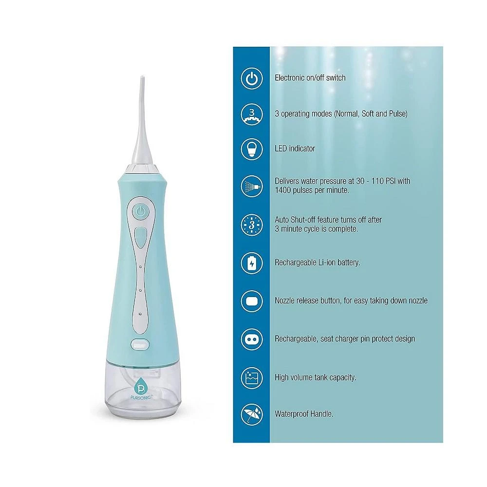 商品PURSONIC|USB Rechargeable Oral Irrigator,价格¥276,第3张图片详细描述