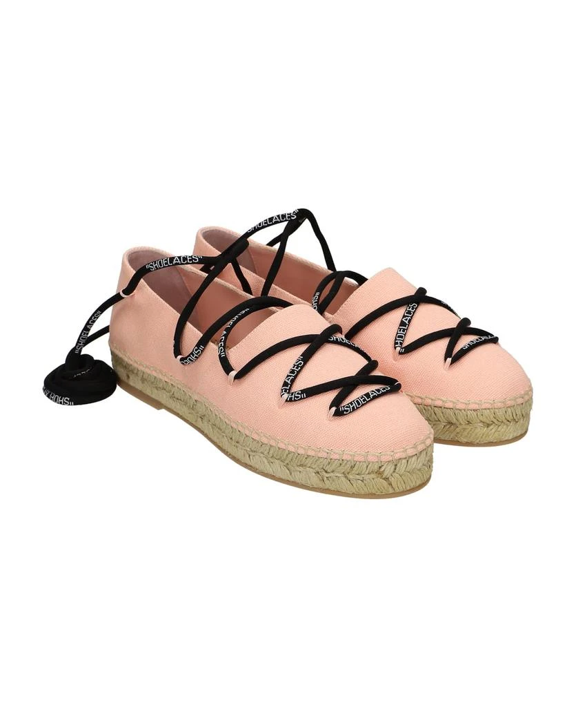 商品Off-White|Espadrilles In Rose-pink Cotton,价格¥1926,第2张图片详细描述