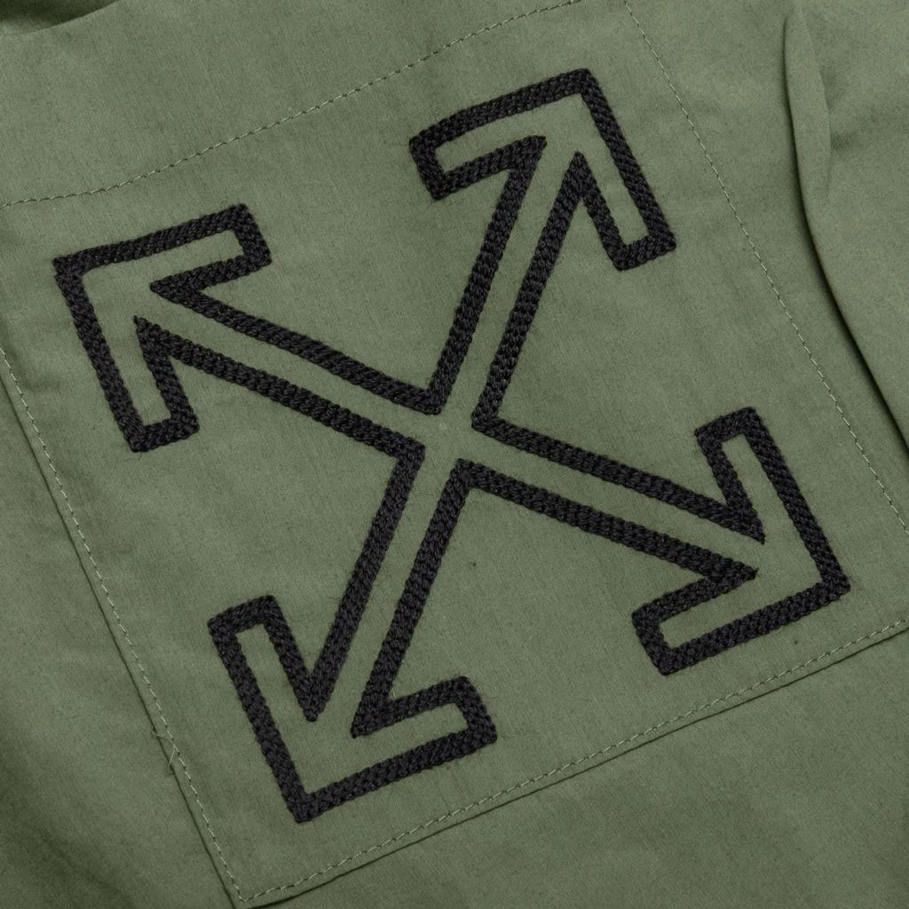 商品Off-White|Arrow Outline Pajama Shorts - Army Green,价格¥2515,第5张图片详细描述