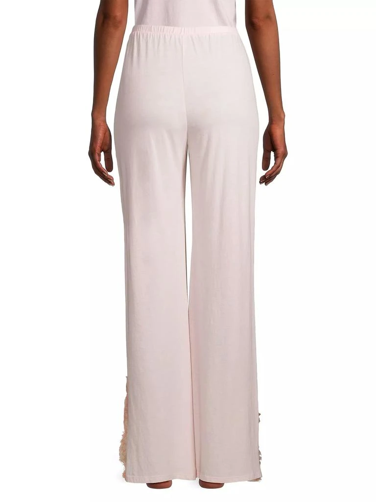 商品Skin|Elasticized Lace & Cotton Pajama Pants,价格¥461,第5张图片详细描述