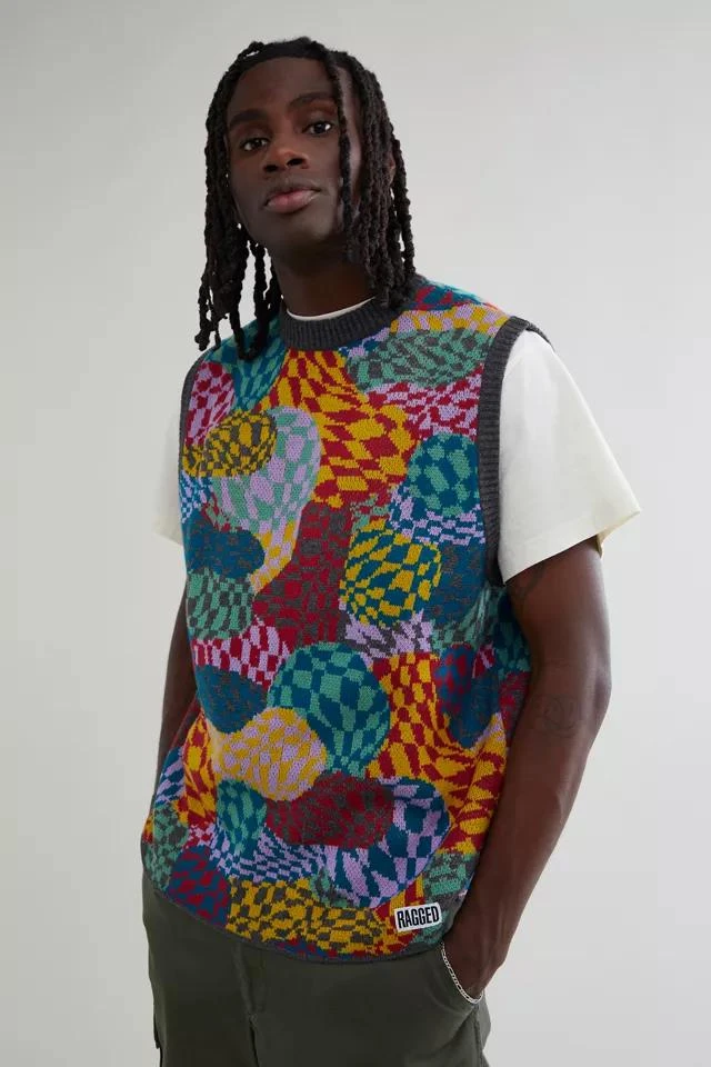 商品The Ragged Priest|The Ragged Priest Waved Sweater Vest,价格¥701,第1张图片