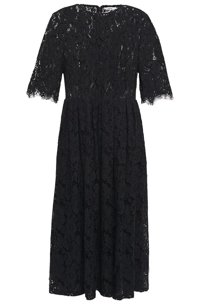 商品Ganni|Everdale pleated corded lace midi dress,价格¥788,第1张图片