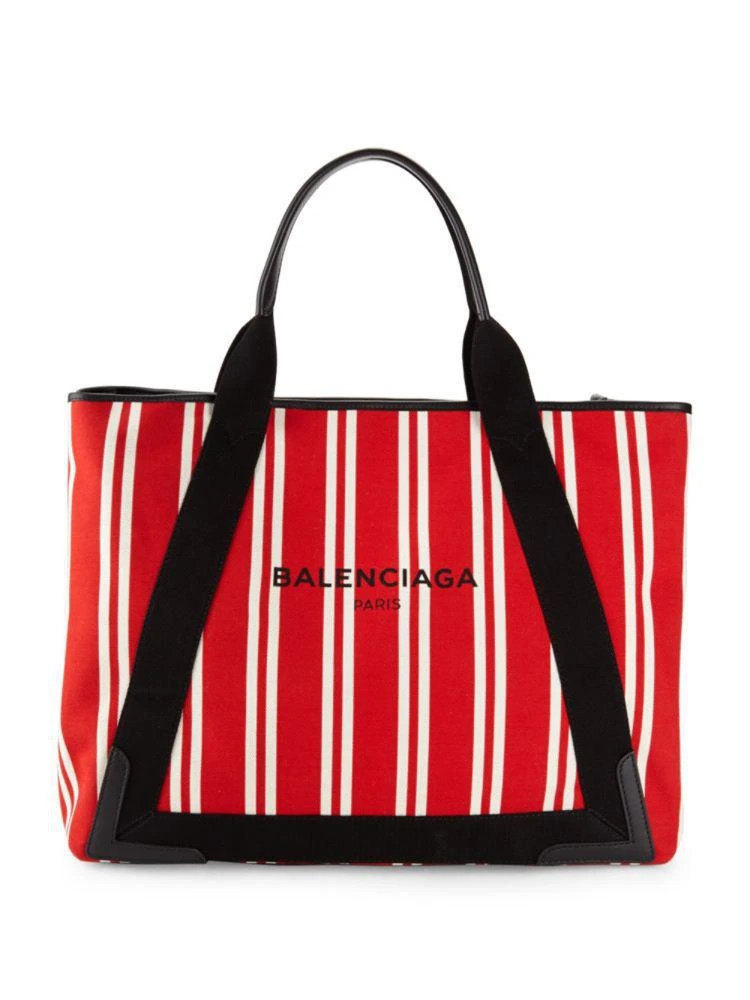 商品Balenciaga|Striped Shopper Tote,价格¥3794,第1张图片
