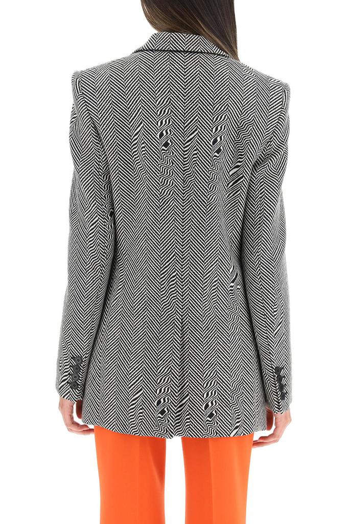 Stella mccartney herringbone wool tailored jacket商品第3张图片规格展示