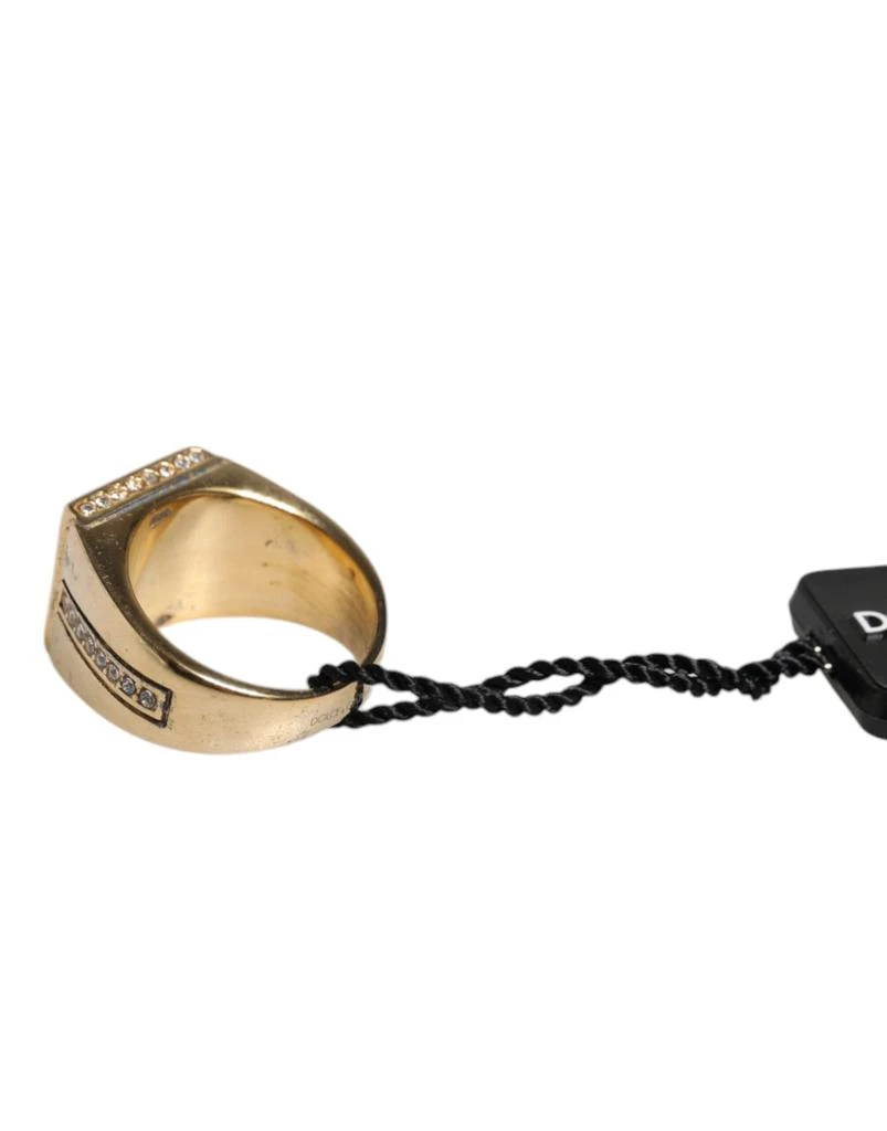 商品Dolce & Gabbana|Dolce & Gabbana Gold Tone Sterling Silver 925 Crystals Ring,价格¥2662,第5张图片详细描述