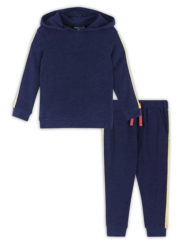 商品Andy & Evan|Little Boy's & Boy's Hacci Two-Piece Hoodie & Joggers Set,价格¥288,第1张图片