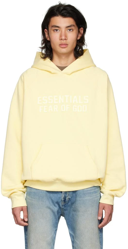 商品Essentials|Yellow Raglan Hoodie,价格¥264,第1张图片