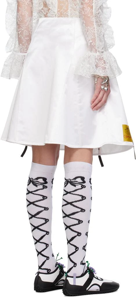 商品CHOPOVA LOWENA|White Wipe Out Miniskirt,价格¥2448,第3张图片详细描述