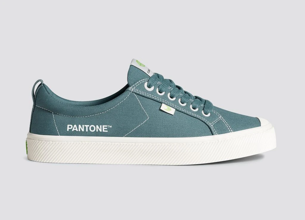 商品Cariuma|OCA Low Pantone Tapestry Blue Canvas Contrast Thread Sneaker Women,价格¥741,第3张图片详细描述