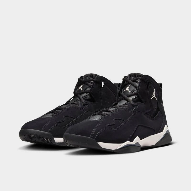 商品Jordan|Jordan True Flight 灰白橙 黑金 灰黑红 黑红,价格¥1114,第2张图片详细描述