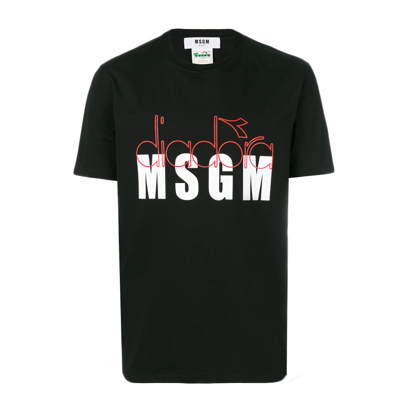 MSGM 男士短袖T恤 2440MM310-184195-99商品第1张图片规格展示