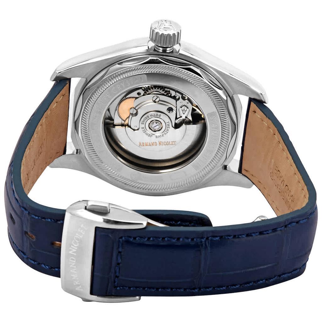 商品Armand Nicolet|Armand Nicolet MH2 Automatic Blue Dial Mens Watch A640A-BU-P840BU2,价格¥5075,第5张图片详细描述