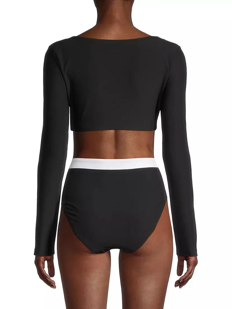 商品Stylest|Fluid Jersey Crop Bikini Top,价格¥1484,第5张图片详细描述